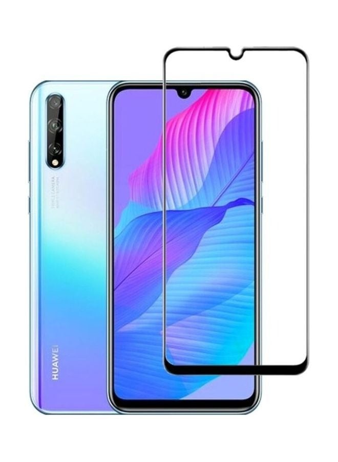 shAyzee Tempered Glass Screen Protector for Huawei Y8p Clear/Black - Image 1