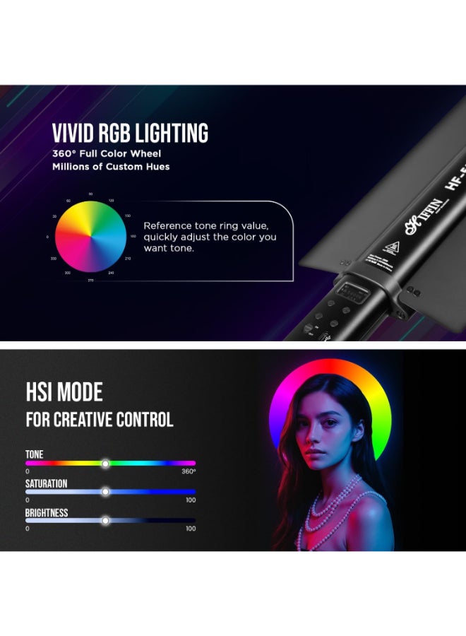 HIFFIN Renewed - 550 RGB LED Stick Light for Photography - Image 3