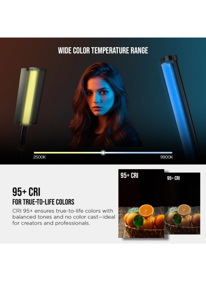 HIFFIN Renewed - 550 RGB LED Stick Light for Photography - Image 5