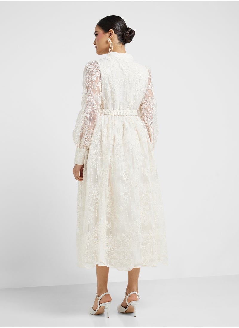 Lace A-Line Dress