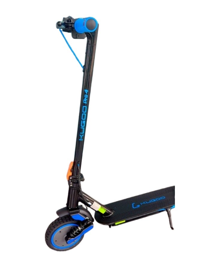 كوجو كيرين سكوتر كهربائي Kugoo Pro 4 بمحرك 350 واط، سرعة قصوى 25-30 كم/ساعة، بطارية 36 فولت 7.8 أمبير/ساعة، إطارات هوائية 8.5 بوصة، سكوتر كهربائي قابل للطي للبالغين (أزرق) - Image 4
