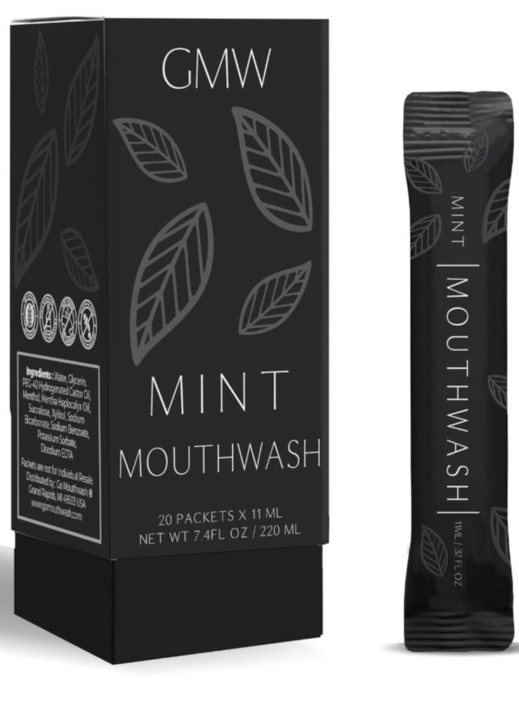 Go Mouthwash Alcohol-Free Mouthwash - 20 Packs - Image 1