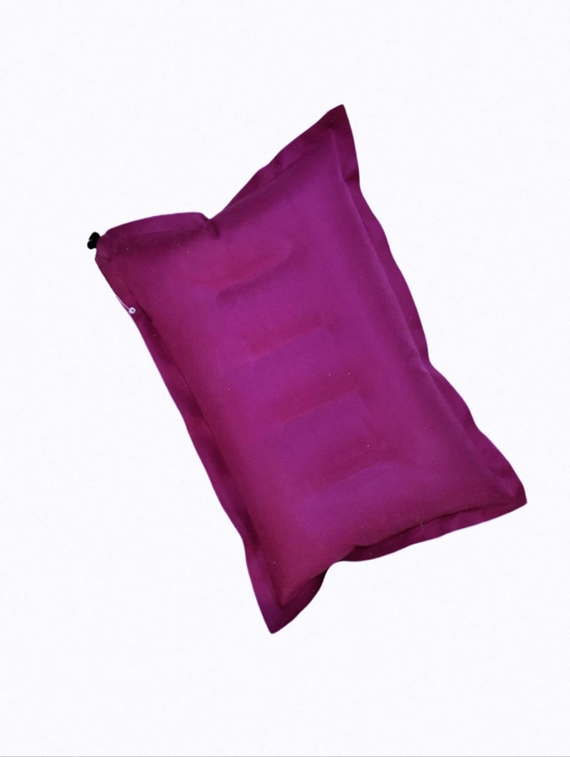 Shivam cart Cushion Sleeping Bag Backpacking Pillow Soft Comfortable Air Inflatable Travel Pillow Tourist Pillow Sleeping Tourist Pillow Multi Color 1 pcs  - Image 1