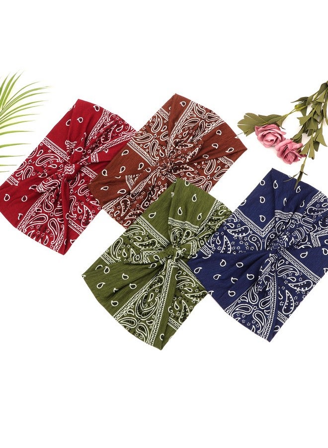 DRESHOW 8 Pack Bow Headbands Of Solid Color For Women’S Hair Non Slip Wide Vintage Head Wraps Knotted Cute Hair Band Accessories - Image 5