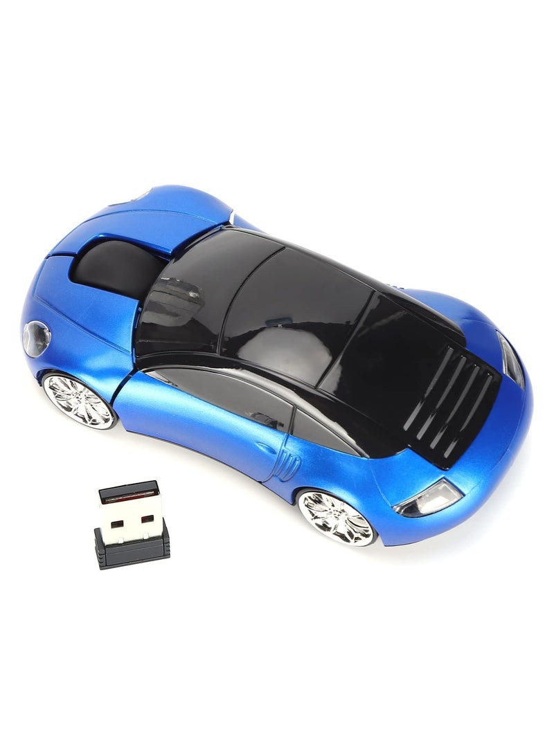 2.4GHz Sports Car Wireless Mouse USB Scroll 1600DPI Car Shaped Wireless Mouse Convenient Lightweight for Laptop/PC - Image 1