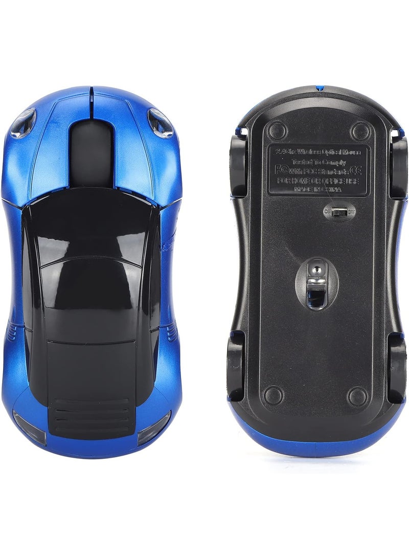 2.4GHz Sports Car Wireless Mouse USB Scroll 1600DPI Car Shaped Wireless Mouse Convenient Lightweight for Laptop/PC - Image 3