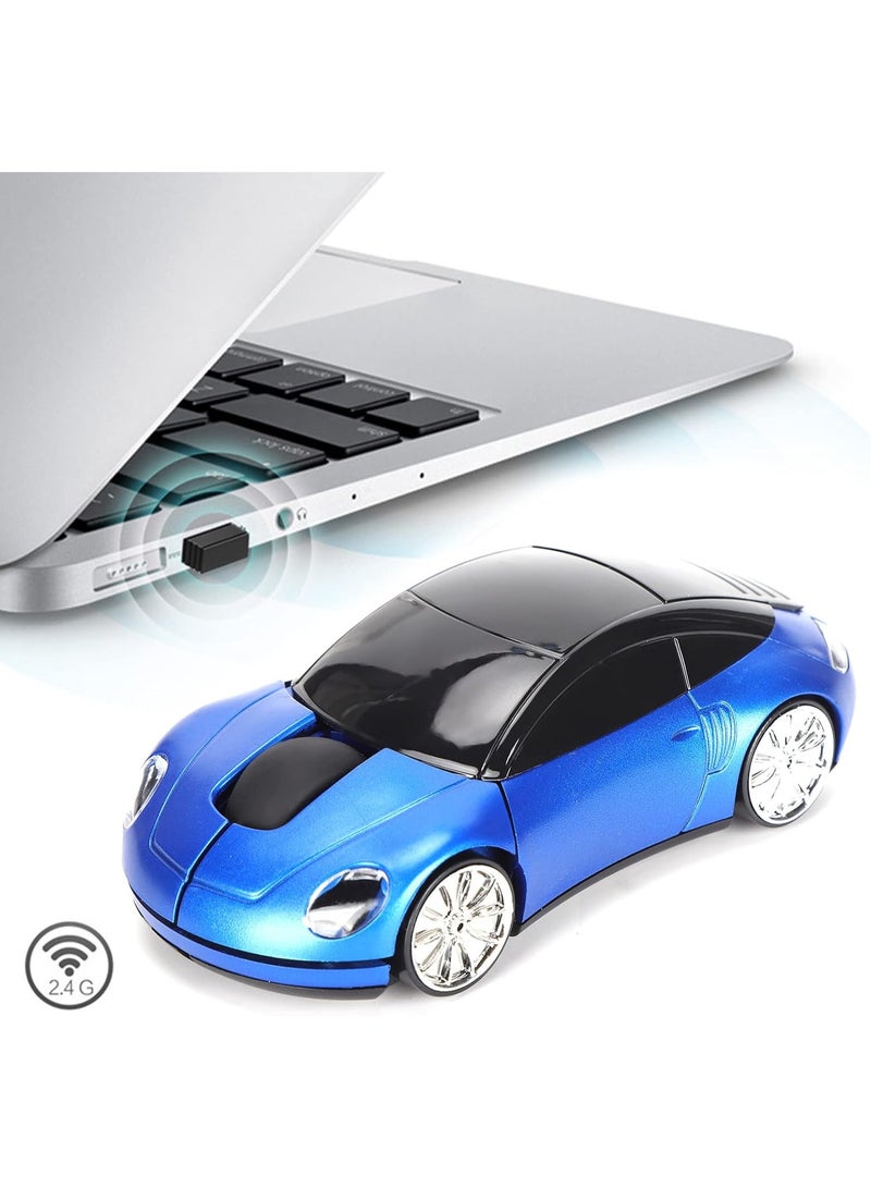 2.4GHz Sports Car Wireless Mouse USB Scroll 1600DPI Car Shaped Wireless Mouse Convenient Lightweight for Laptop/PC - Image 4