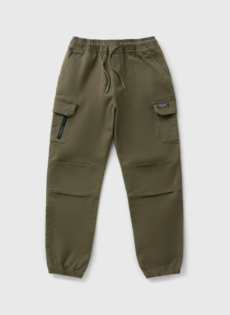 Matalan Boys Khaki Twill Cargos