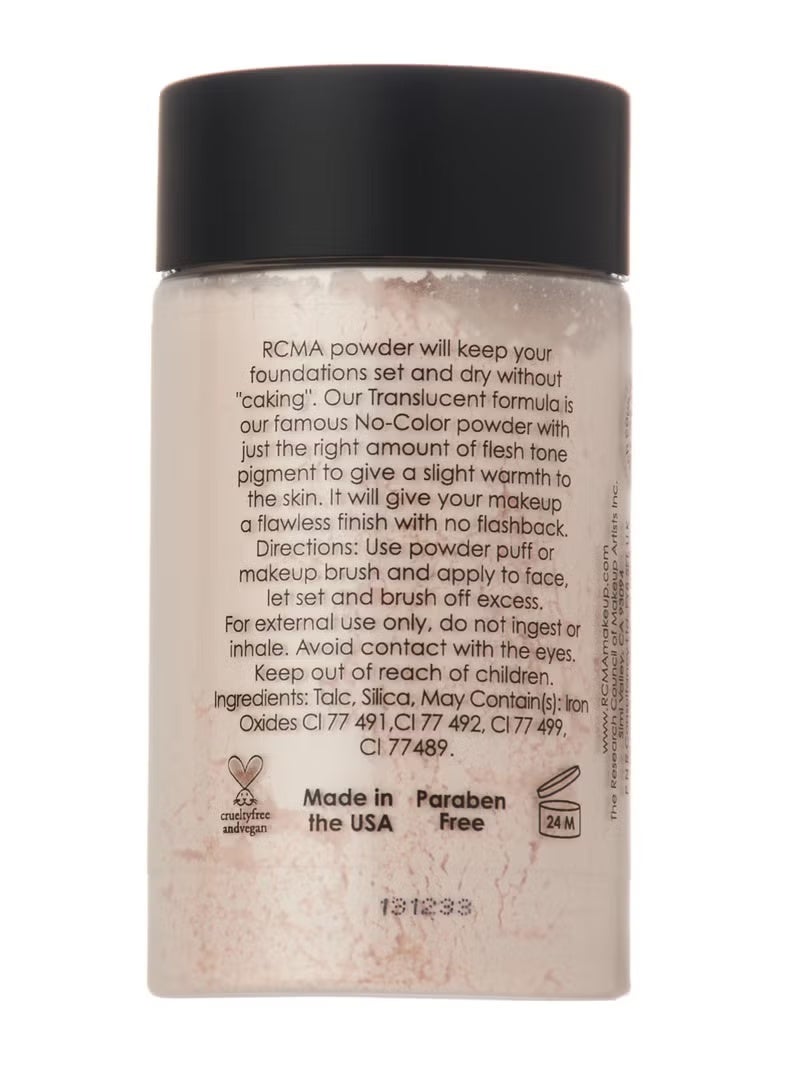 RCMA MAKEUP RCMA Translucent Powder 85.04g - Image 4
