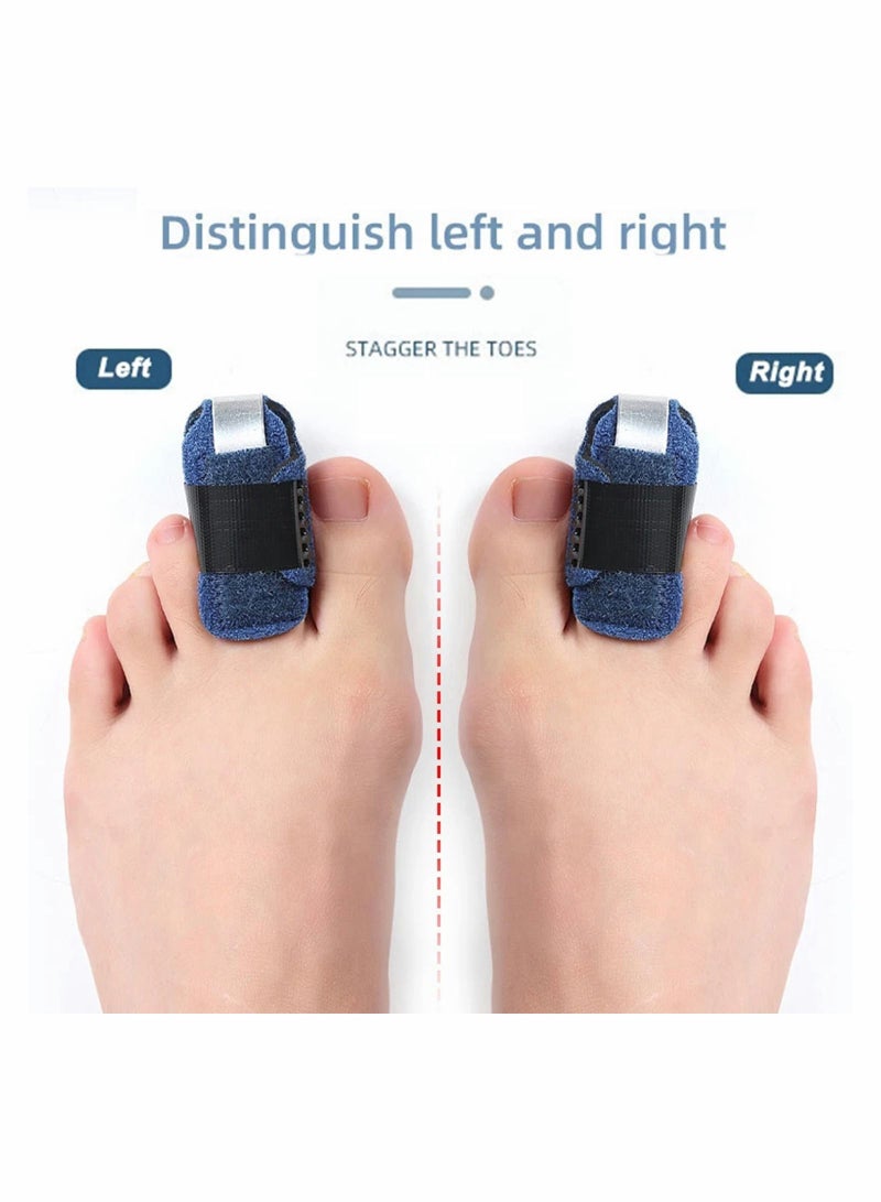 1 Pair Toe Splint Toe Corrector Brace, Toe Straightener for Hammer Toe, Crooked Toe, Mallet Toe, Bent Toe, Claw Toe, Toe Wrap to Align and Support Broken Toe, Fits Women and Men(One Size) - Image 5