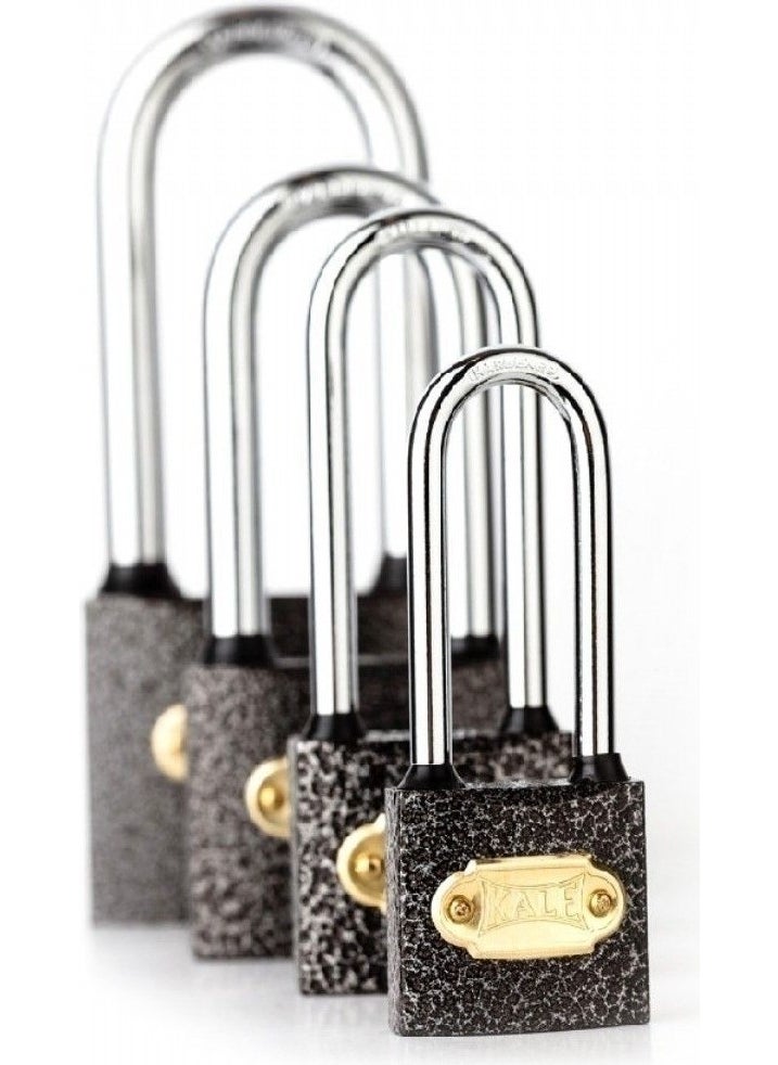 KALE Padlock Cast Iron 50 mm Long Hook Double-Way Silver - White 1 Piece  - Image 2