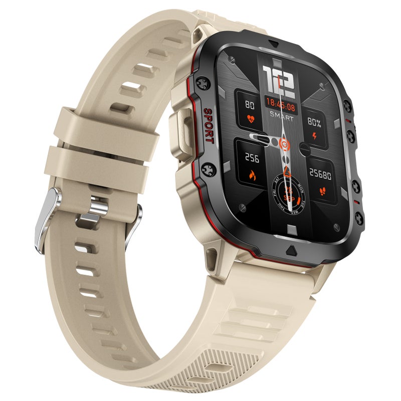 Smart Watch 1.96-Inch High-Resolution Full Touchscreen - 7-10 Days Working Time 30m Waterproof Health Monitor for Daily Use Sports Enthusiasts - Image 5