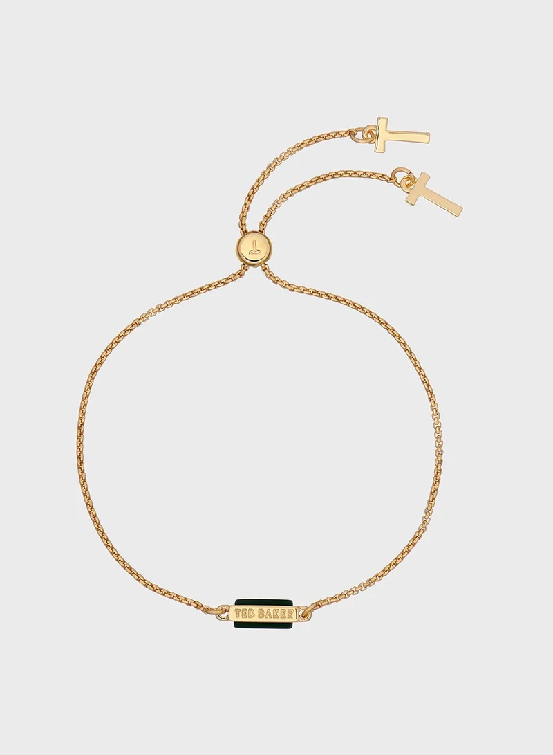 Glorii Gem Bar Drawstring Bracelet
