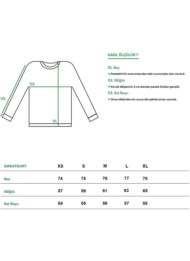 بي ار زد كولكشن Unisex Oversize Sunflower Sweatshirt