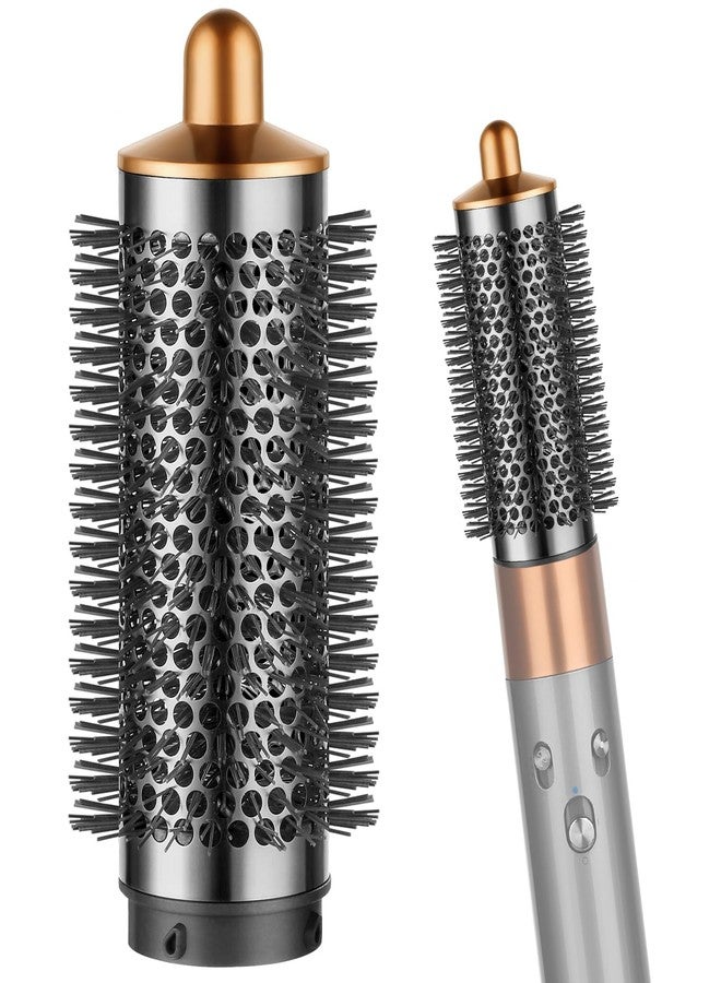 PUREGUST Round Brush Attachment for Dyson Air wrap Oval Round Volumizing Brush for Dyson Airwrap Accessories, Gold - Image 1