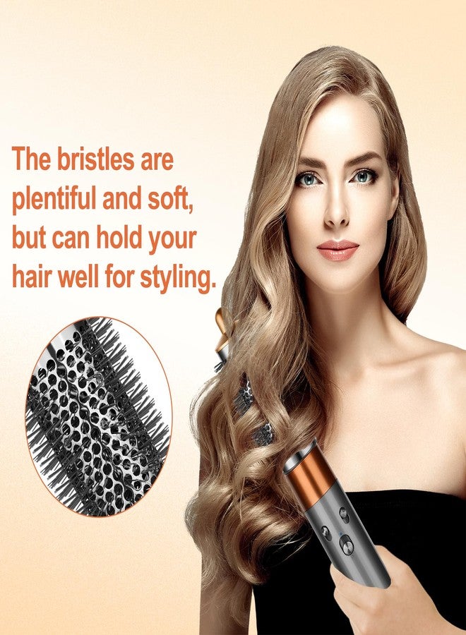 PUREGUST Round Brush Attachment for Dyson Air wrap Oval Round Volumizing Brush for Dyson Airwrap Accessories, Gold - Image 3