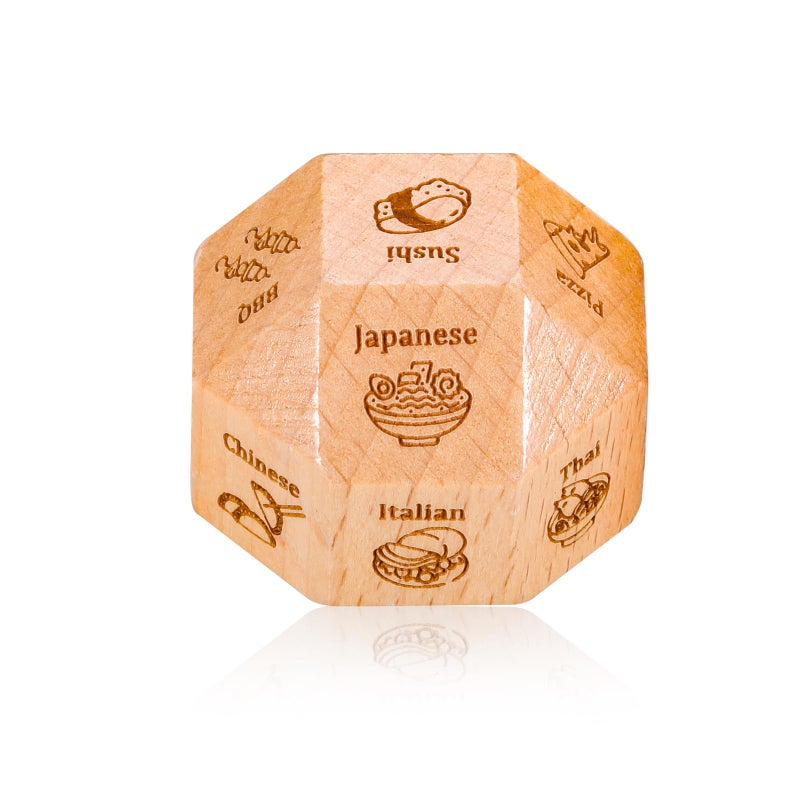 TI-EDC Date Night Dice Boyfriend Gifts Food Dice Easter Basket for Boyfriend Husband Girlfriend Wife Romantic Gifts for Men Women I Love You Gifts Fathers Gifts for Husband - Image 3
