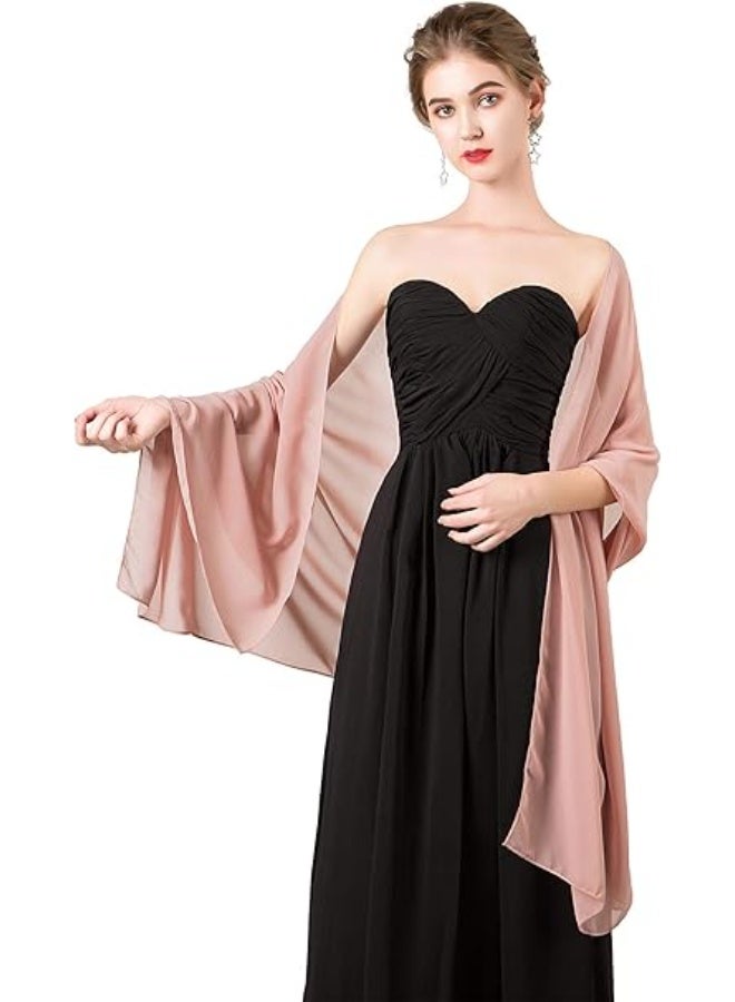 Soft Chiffon Scarve Shawls Wraps for Dresses Women Accessories - Image 2