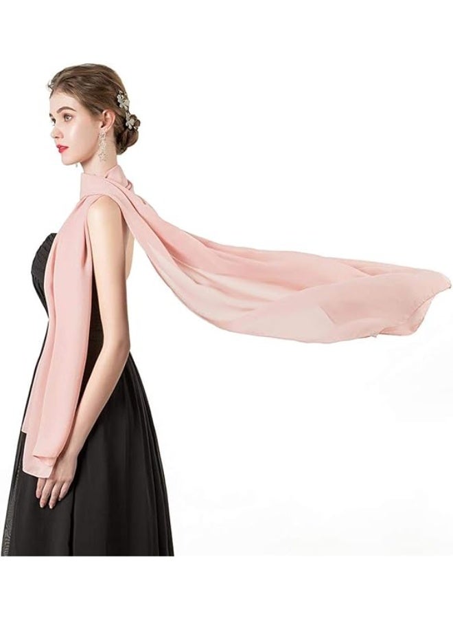 Soft Chiffon Scarve Shawls Wraps for Dresses Women Accessories - Image 3