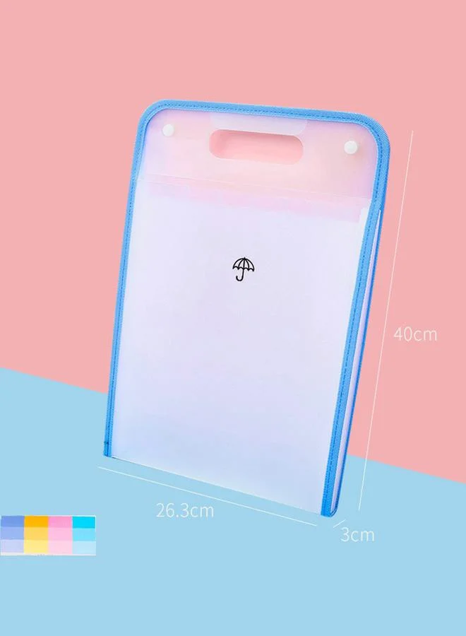 Styli Clear Filing Bag with Snap Button Closure
