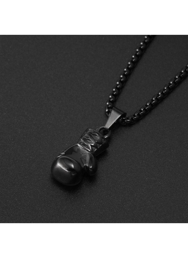 Spa Care Stainless Steel Magnetic Fitness Pendant Necklace，Suitable for men's daily wear  - Image 2