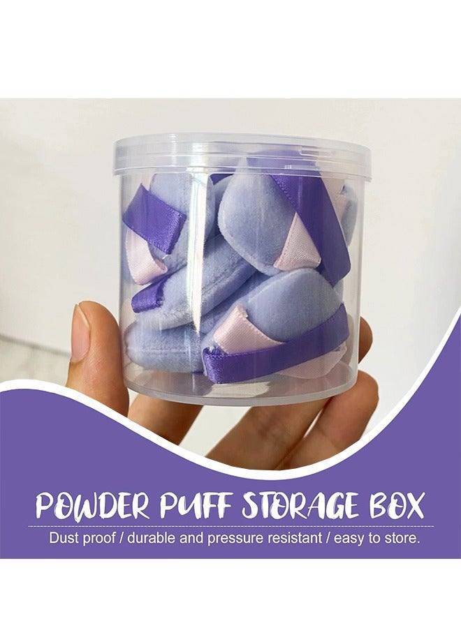10Pcs Mini Triangle Powder Puff, Finger Makeup Puff, Compact & Convenient, Precise Concealing & Brightening, Chic Color-block Design, Ideal for Storage & Portability  - Image 4