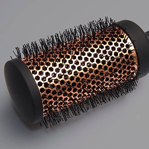 Fromm Heat Duo Copper x Ceramic 2.5" Round Brush for Expert Blowouts and Faster Hair Drying, Roller Hairbrush for Anti-static Styling, Smoothing, Straightening and Shine - Image 4