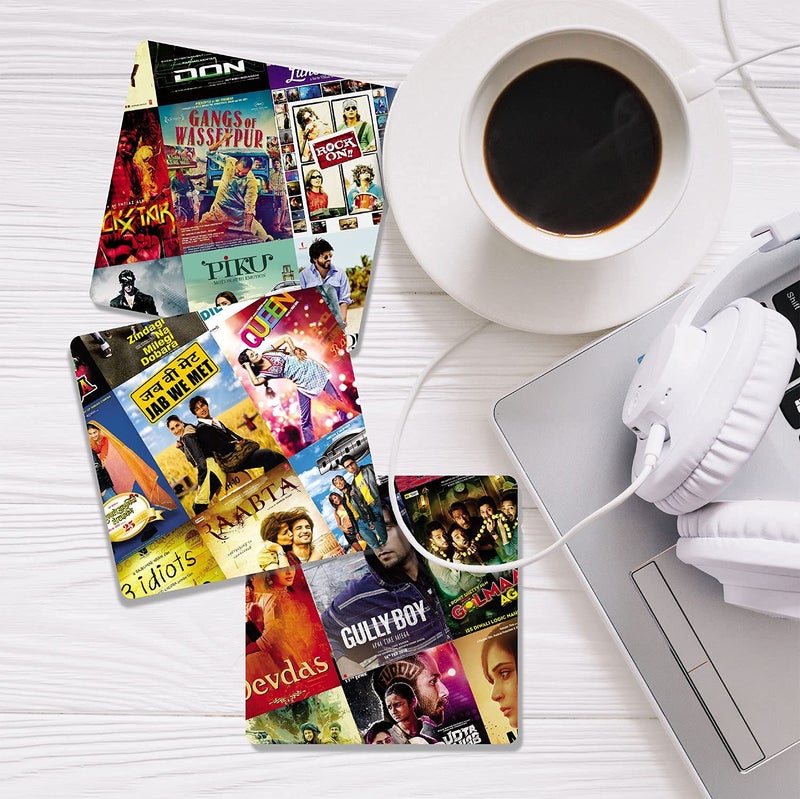 إكسيتينج لايفز بوليوود الأفلام الهندية الهندية ، مجموعة من سيارات المواد الخشبية الستة MDF للمنزل والمطبخ طاولة الطعام ديكور المنزل - Image 2