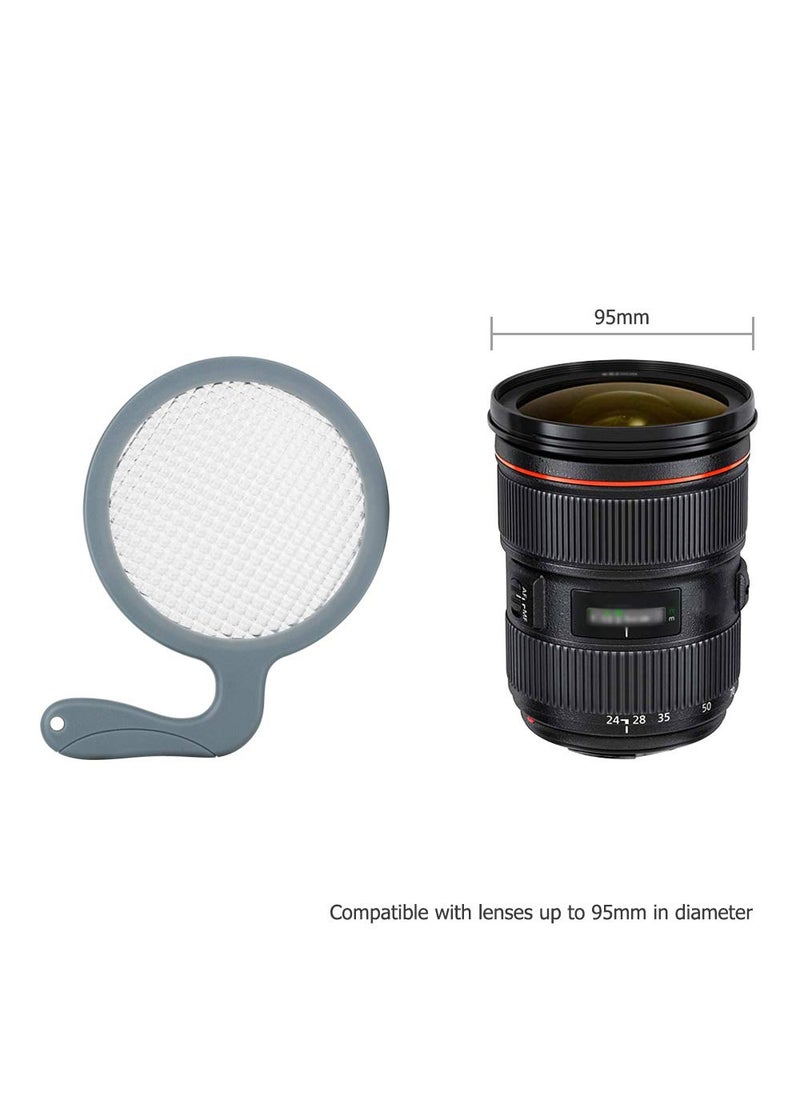 JJC JJC Durable and Lightweight Universal White Balance Filter for Lenses up to 95mm Diameter, Certified 18% Transmission for Metering  - Image 2