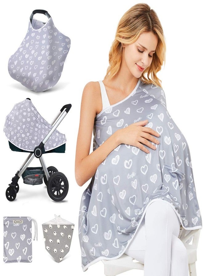 Kefee Kol Baby Nursing Cover & Poncho - Multi-Use Privacy Cover for Baby Car Seat, Shopping Cart, Stroller - Image 1