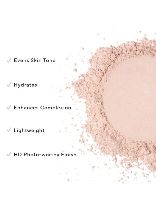 Mirabella Pure Press Powder Foundation Makeup, HD Finish Buildable Mineral Foundation for Sensitive Skin and All Skin Types with Age-Defying Benefits, Jojoba and Triglyceride, Original Medium/Dark IV - Image 2