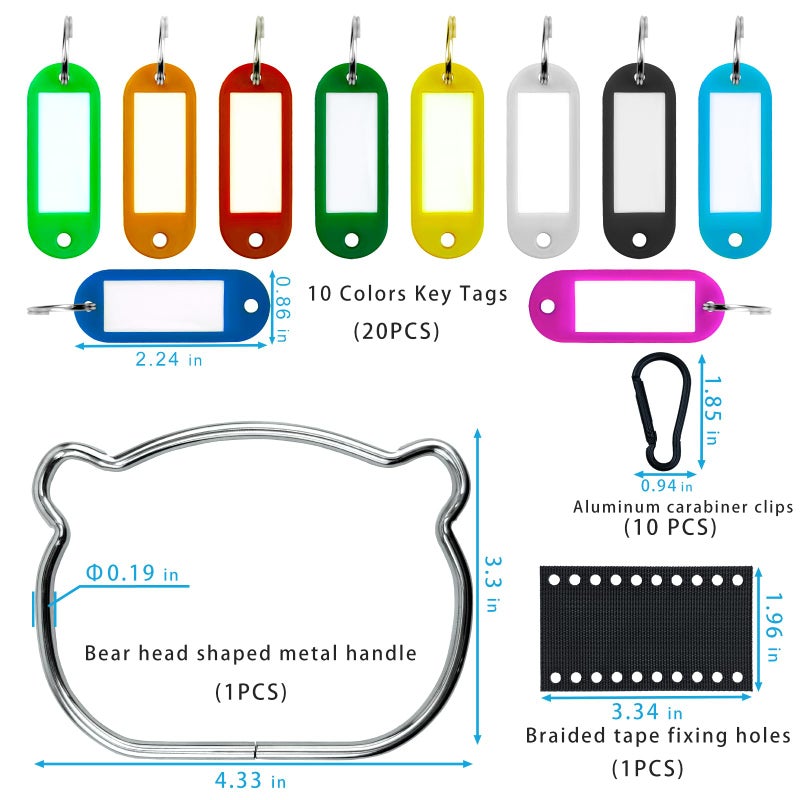 Nauwer Portable Key Organizer Manager With Enlarged Window For Writing And Displaying More Text  Suitable For Warehouses  Offices  Schools  Homes  Etc (Key Marking And Management) - Image 3