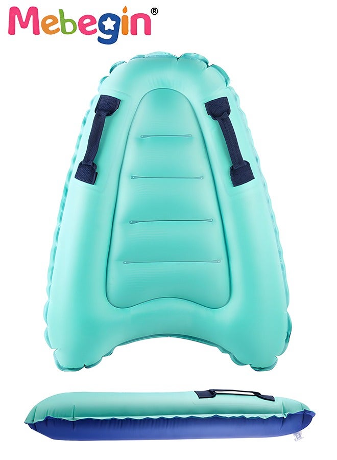 MEBEGIN Kids Inflatable Surf Board with Handles, Lightweight Inflatable Wave Rider, Portable Surfboard with Anti-skid Design, Safe Swimming Aid Mat for Beach, Surfing and Other Water Activities, 0.32kg - Image 3