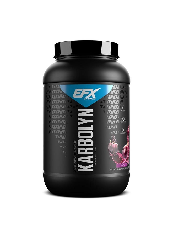 EFX SPORTS - EFX Sports Karbolyn Fuel | Fast-Absorbing Carbohydrate Powder | Carb Load, Sustained Energy, Quick Recovery | Stimulant Free | 37 Servings (Grape) - Image 1