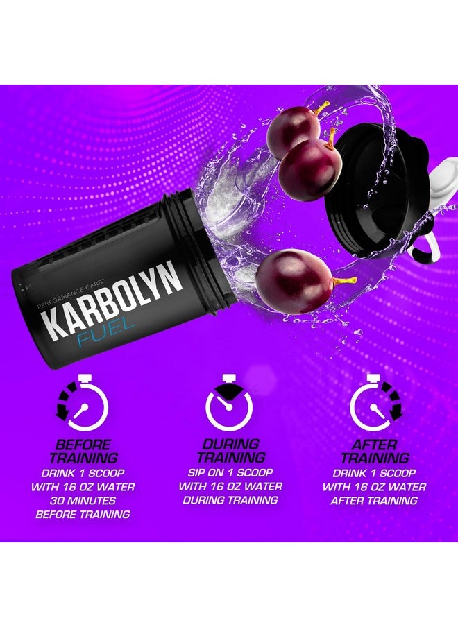 EFX SPORTS - EFX Sports Karbolyn Fuel | Fast-Absorbing Carbohydrate Powder | Carb Load, Sustained Energy, Quick Recovery | Stimulant Free | 37 Servings (Grape) - Image 1