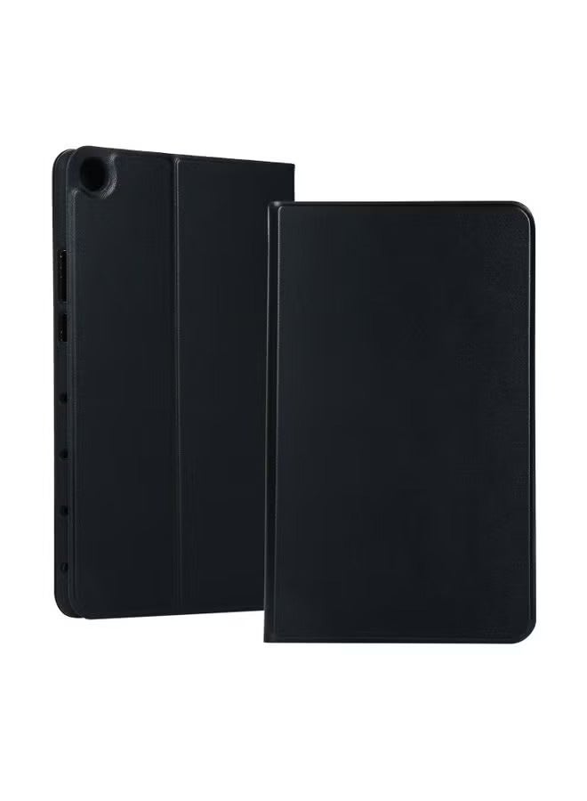 PROMASS Case Cover Universal Spring Texture TPU Protective Case for Huawei Honor Tab 5 8 inch / Mediapad M5 Lite 8 inch, with Holder Black