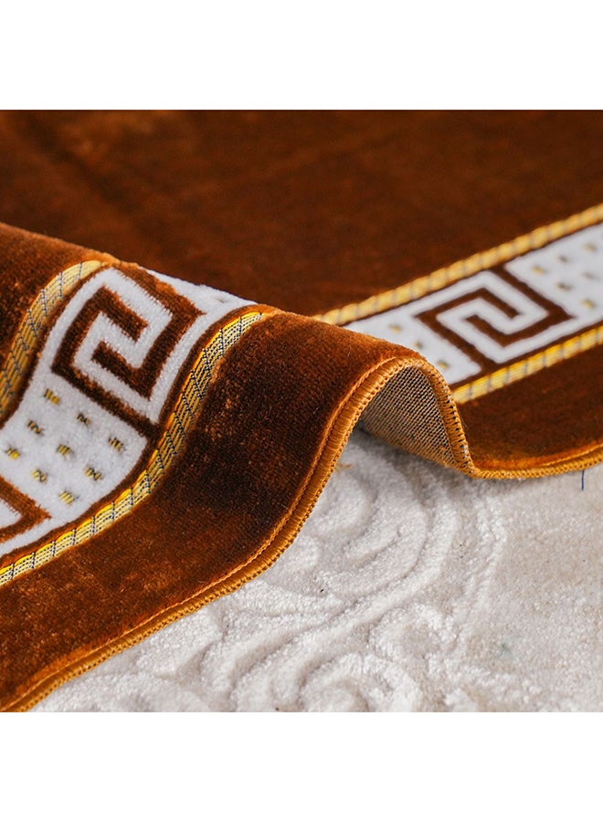 DANUBE HOME Danube Home Janamaz Mats - Gold - 69x107 cm | Polyester Prayer Mat For Prayer Room  - Image 2
