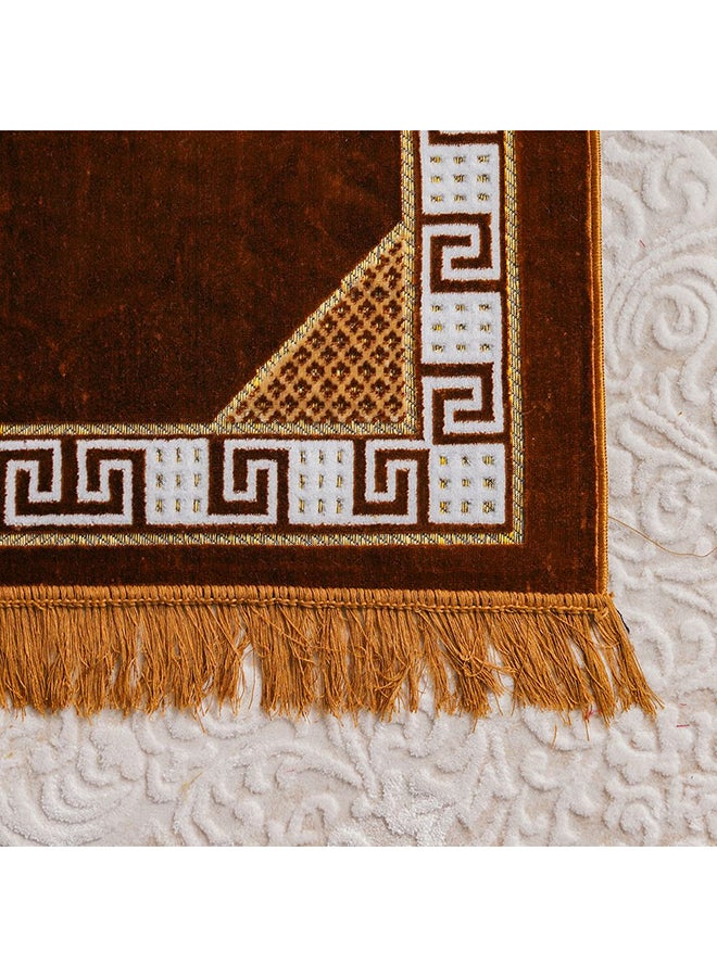 DANUBE HOME Danube Home Janamaz Mats - Gold - 69x107 cm | Polyester Prayer Mat For Prayer Room  - Image 3