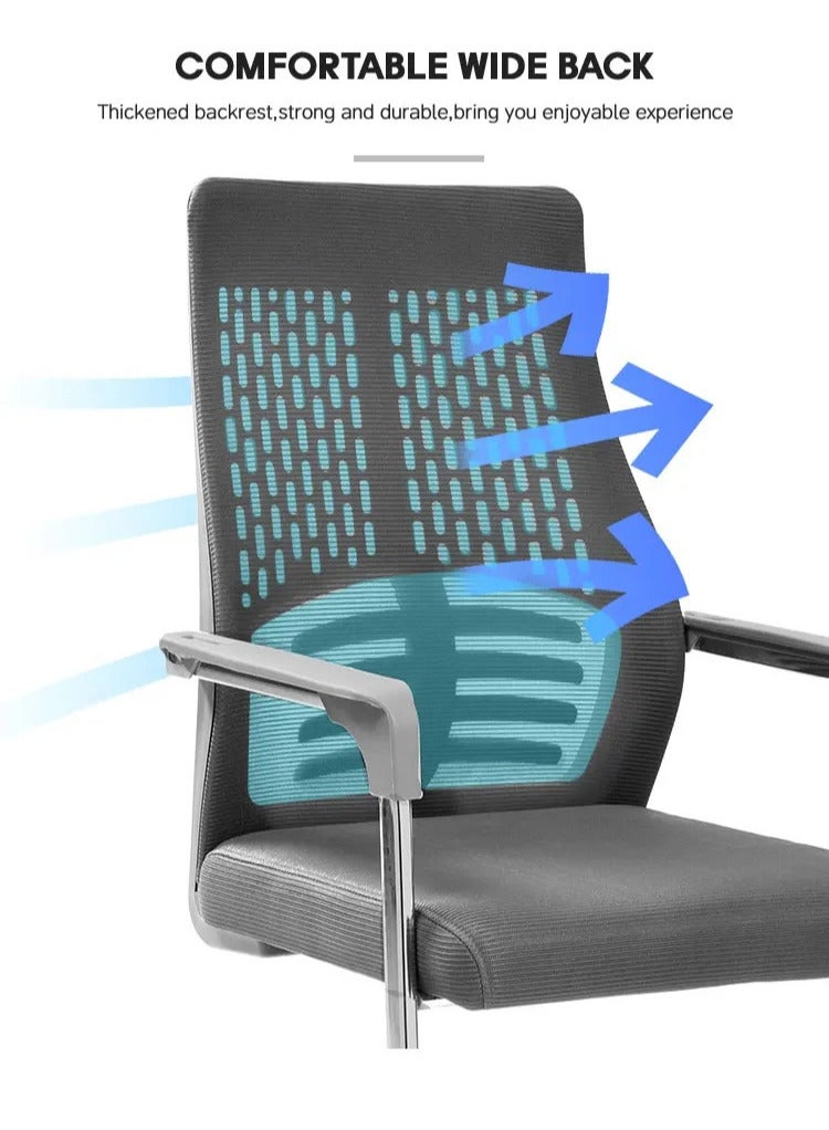 FLYPRO Ergonomic Office Chair - High Back Mesh Design, Sturdy Metal Frame, and Comfortable Seating - Image 5