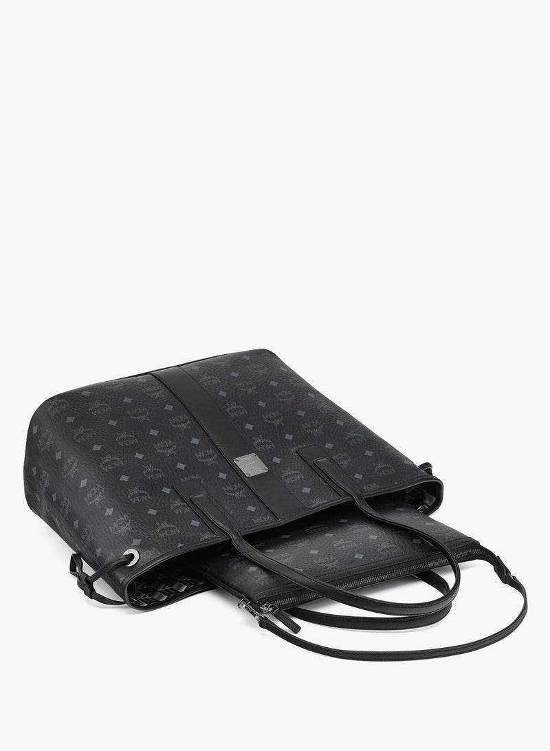MCM Liz Reversible Shopper in Visetos - Image 5