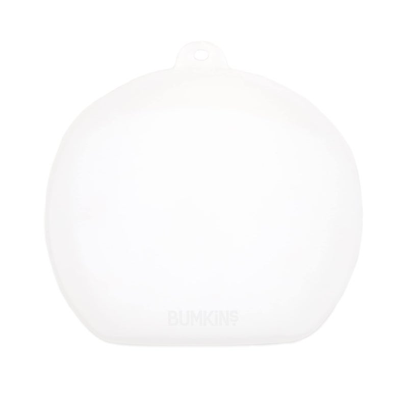Bumkins Toddler and Baby Suction Plate, Divided Grip Dish Cover for Babies and Kids, Baby Led Weaning, Feeding Supplies, Store and Label Leftovers, Food Prep Portions, Fits Bumkins Large Tray - Image 1