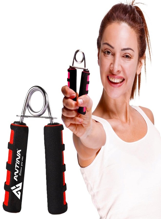ANTINA Hand Gripper, Hard PVC Hand Grip For Exercise, 1 Piece Foam Hand Gripper, Hand Gripper For Exercise, Hand Gripper For Strengthen For Men, Women, Boys, Girls (Red) - Image 1