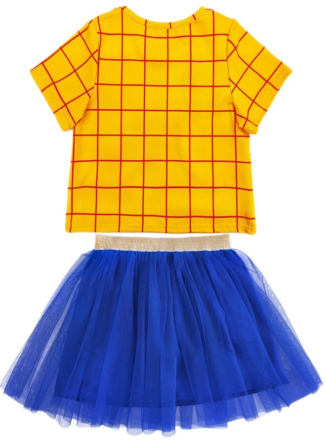 Axaxa Jessie Costume for Girls Cowgirls Dress Birthday Party Halloween Cosplay Outfit 4Y - Image 2