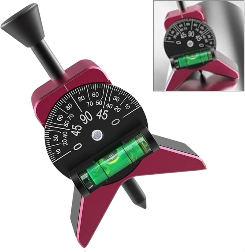 Magnetic Pipe Center Finder Tool With Adjustable Bubble Protractor For 1 1 2 To 6 Inch Pipe - Image 5