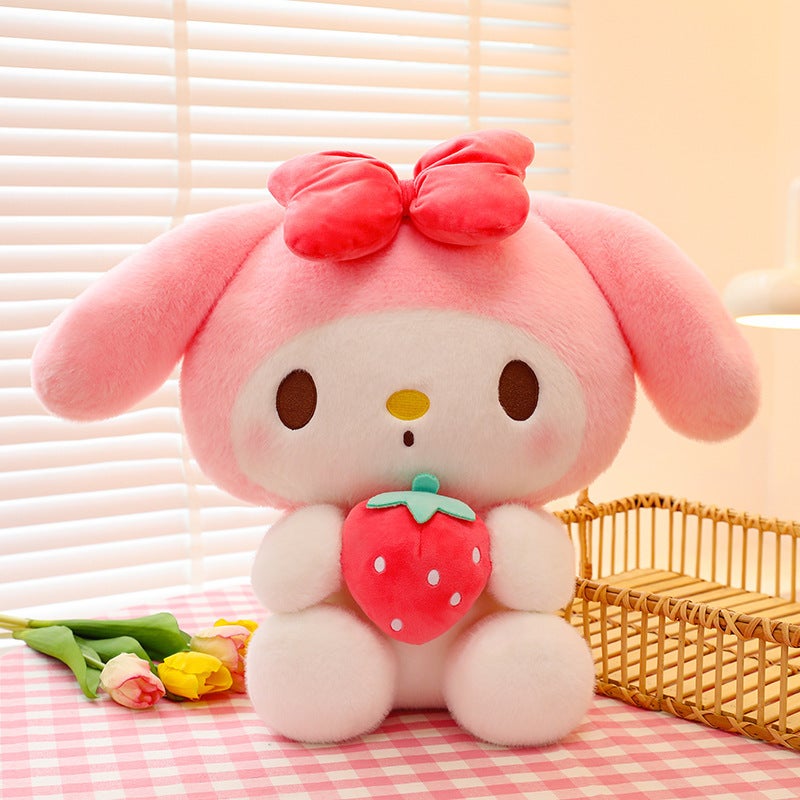 Sanrio Melody plush toy with soft filling, plush doll for children's room decoration, suitable as a children's gift and party gift - Image 1