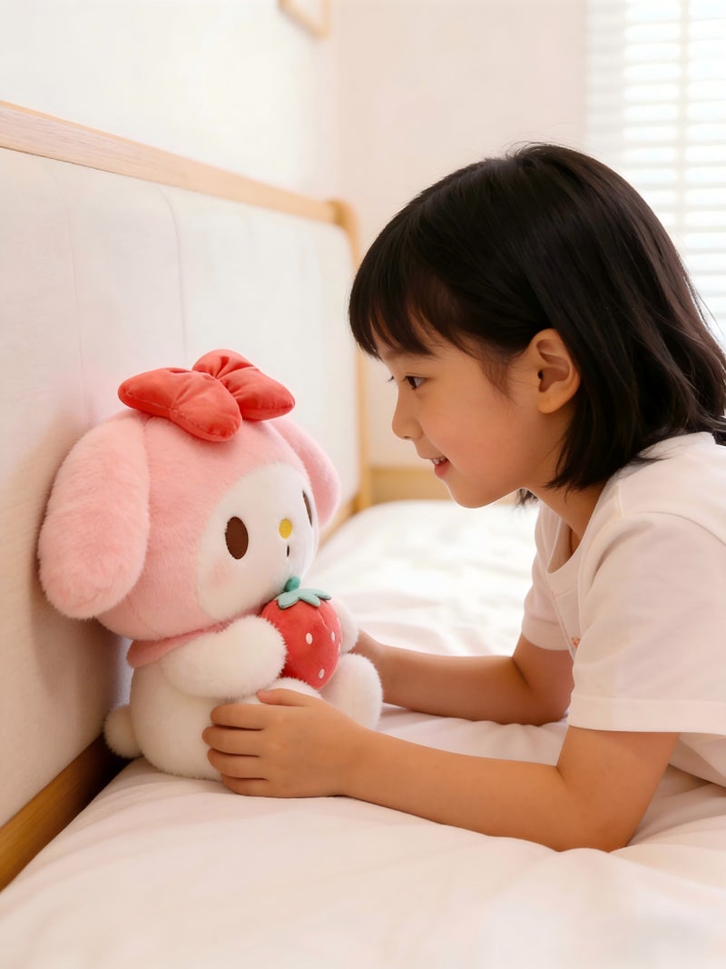 Sanrio Melody plush toy with soft filling, plush doll for children's room decoration, suitable as a children's gift and party gift - Image 4