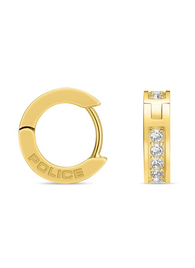 POLICE Unity Gold Plated Necklace, Bracelet, Earrings with Crystals Set Box for Women's  - Image 3