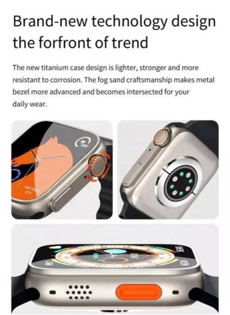 Generic - Series 8 TW8 Ultra Smart watch with NFC and Wireless Charging - Image 1