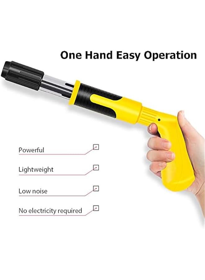 BWSJ Nail Wall Fastening Tool Kit with 20 Nails Portable Manual Nailing Low Noise Steel Nail hine for Cement Wall Home Decoration - Image 4