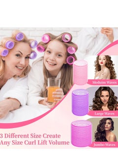 General 29 PCS Hair Roller Set Hair Curlers, Rollers for Hair Blowout Look with Stainless steel Clips Jumbo Large Medium Hair Curlers for Short Long Hair  - Image 4